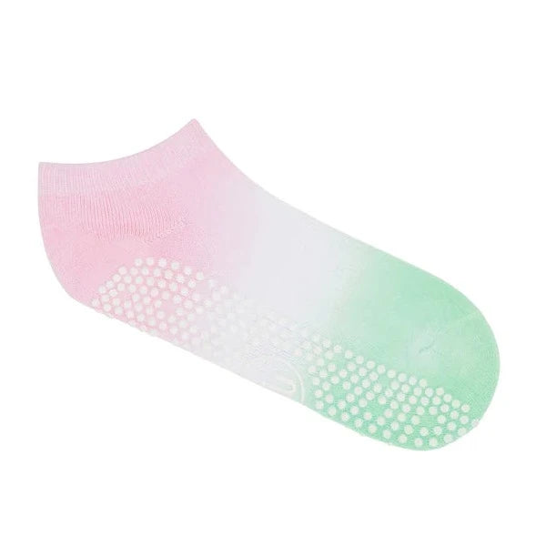 Classic Low Rise Grip Socks - Watermelon Ombre