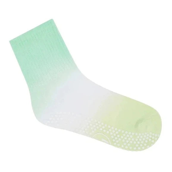 Crew Grip Socks - Miami Green Ombre