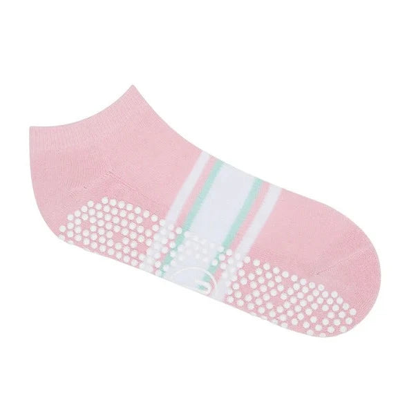 Classic Low Rise Grip Socks - Sweet Stripes