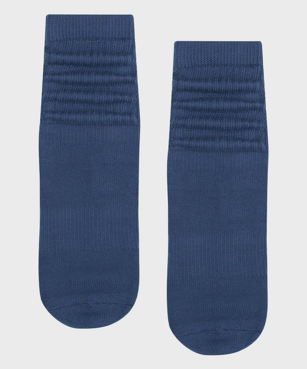 Scrunch Non Slip Grip Socks - Denim