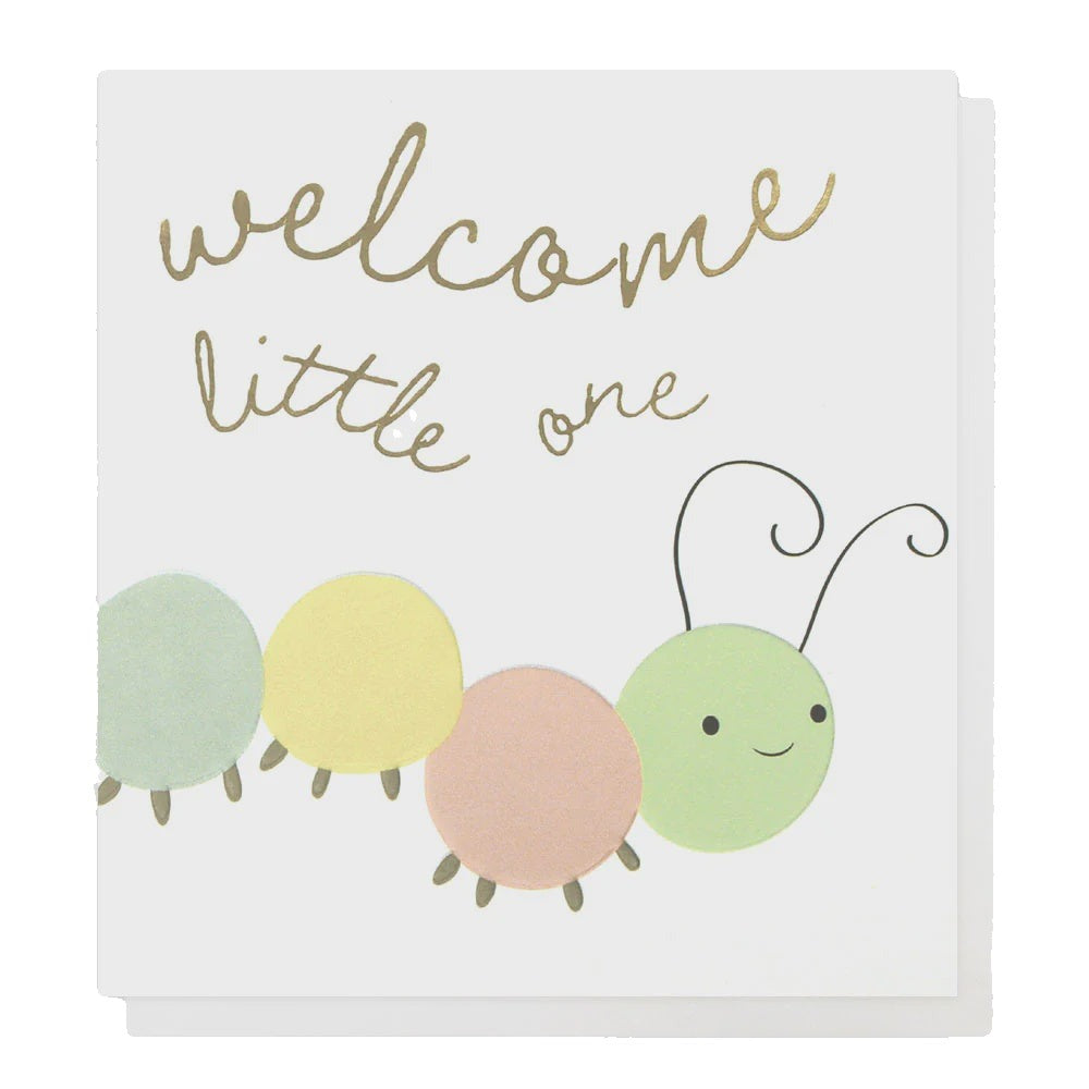 Caterpillar New Baby Card