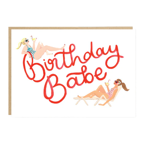 Birthday Babe Card - Niamh