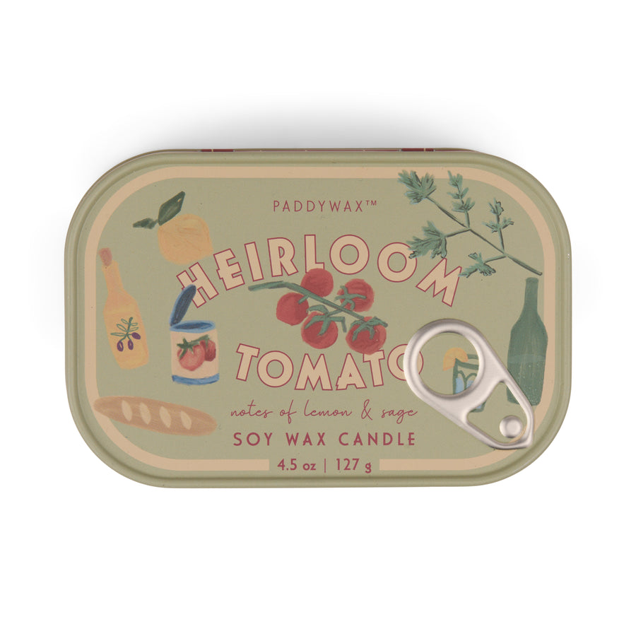 Bistro Tin Candle 4.5oz - Tomato (Heirloom Tomato)