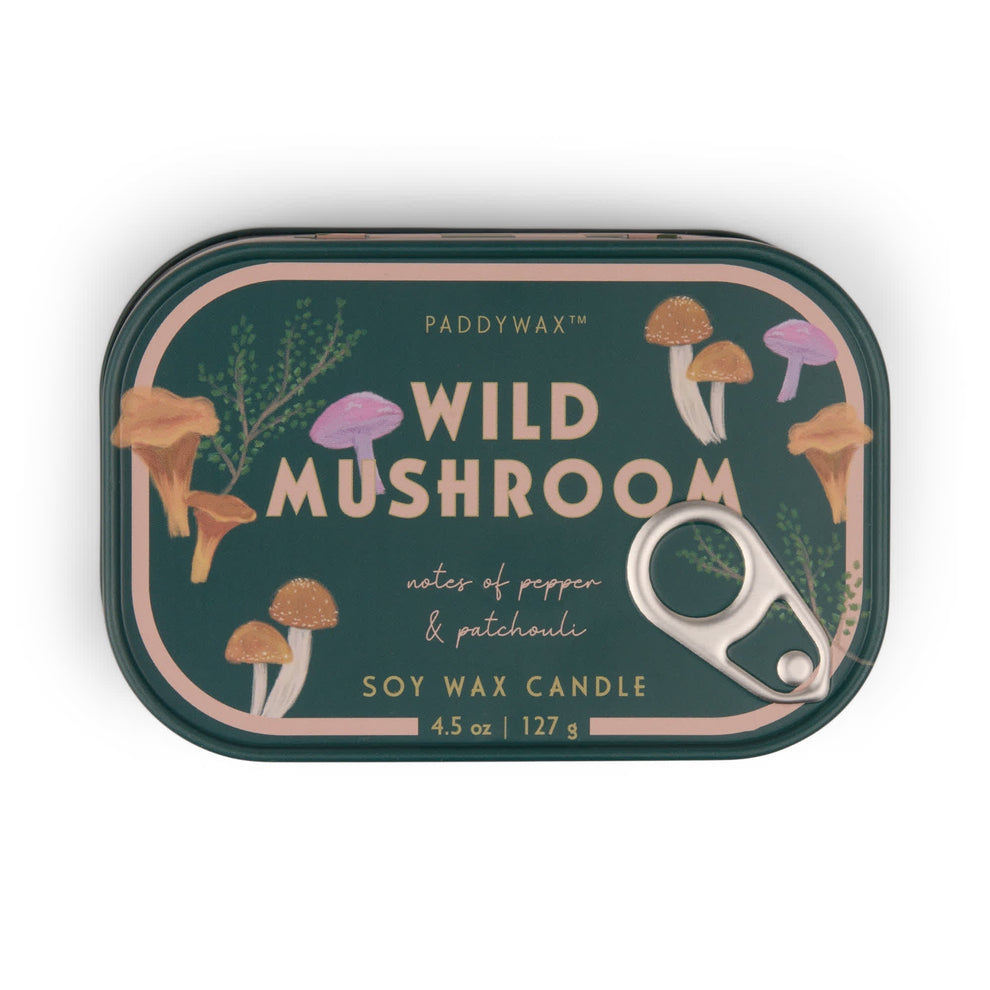 Bistro Tin Candle 4.5oz - Mushroom (Wild Mushroom)