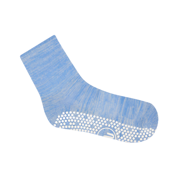 Crew Grip Socks - Blue Heather