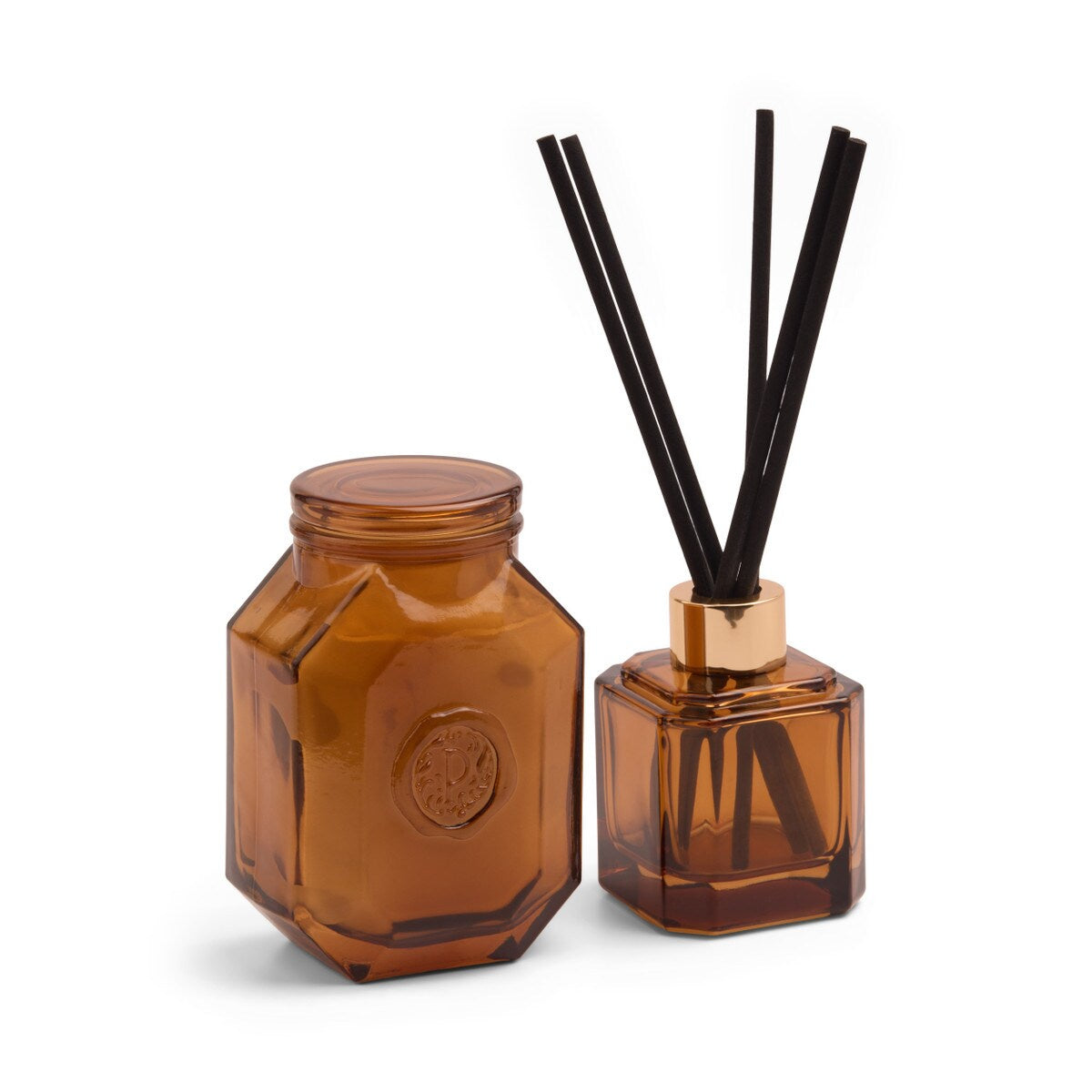 Botanica Glass Diffuser - Leather & Smoke