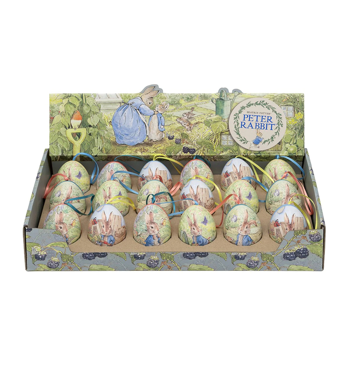 Peter Rabbit Mini Egg Shape Tin