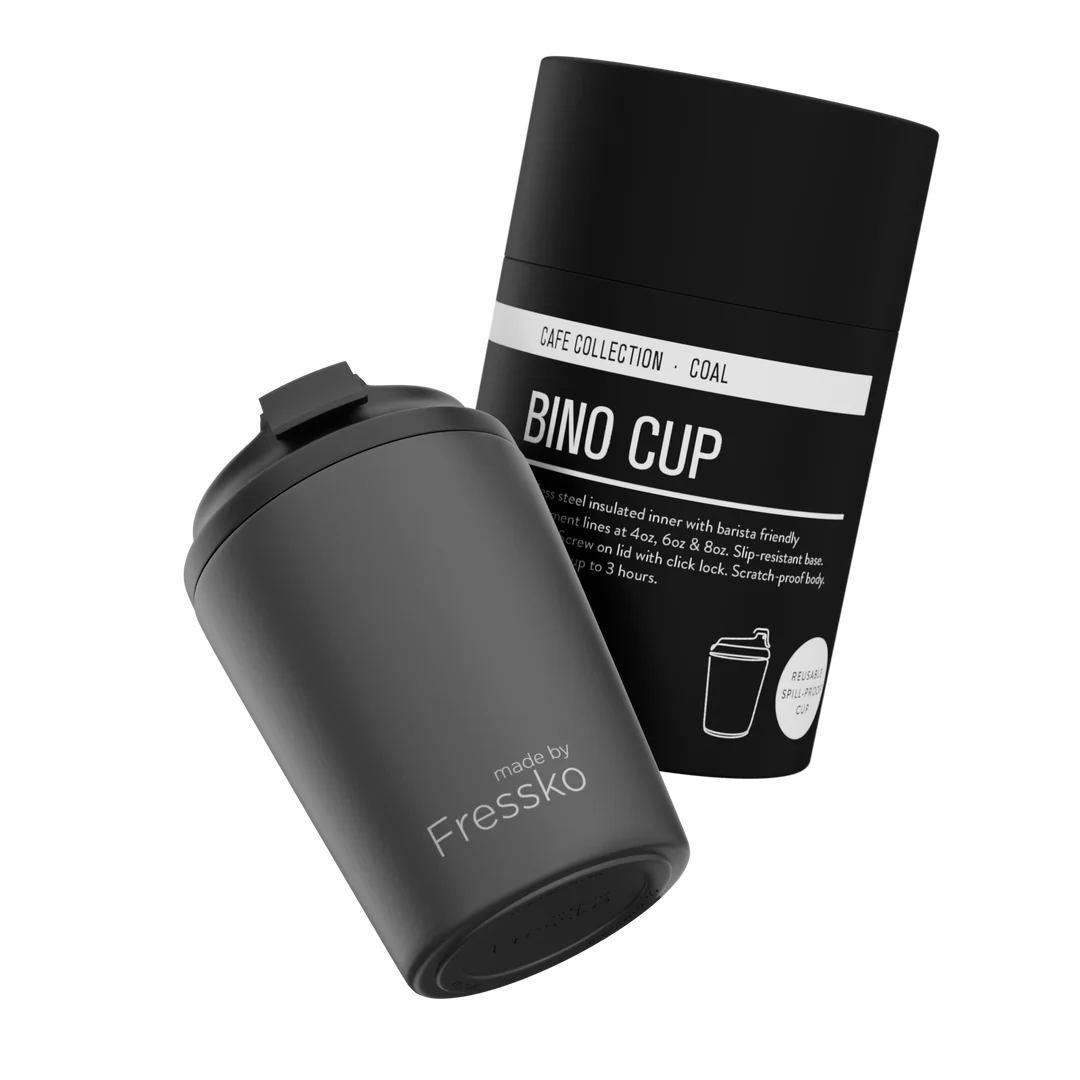 Bino Cup 8oz - Coal