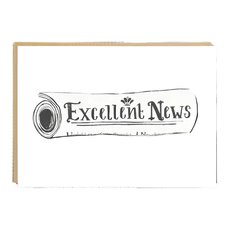 Excellent News Card - Press