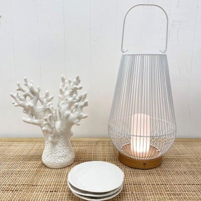 Terrace Table Lamp - White