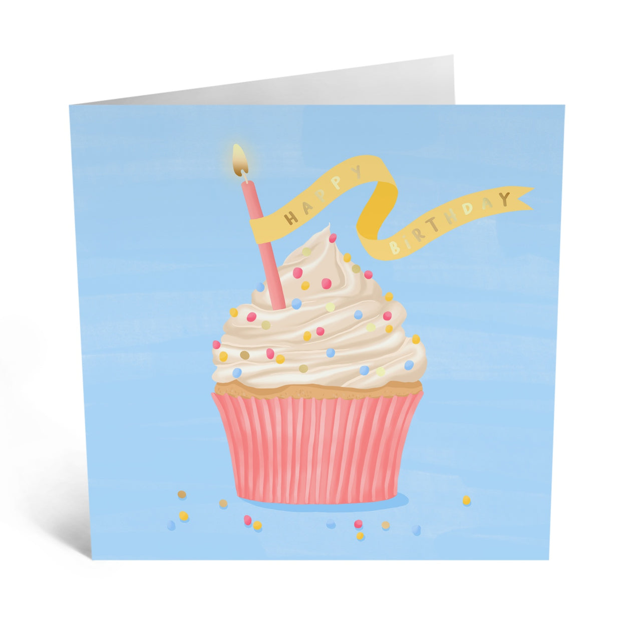 Happy Birthday Cupcake Card