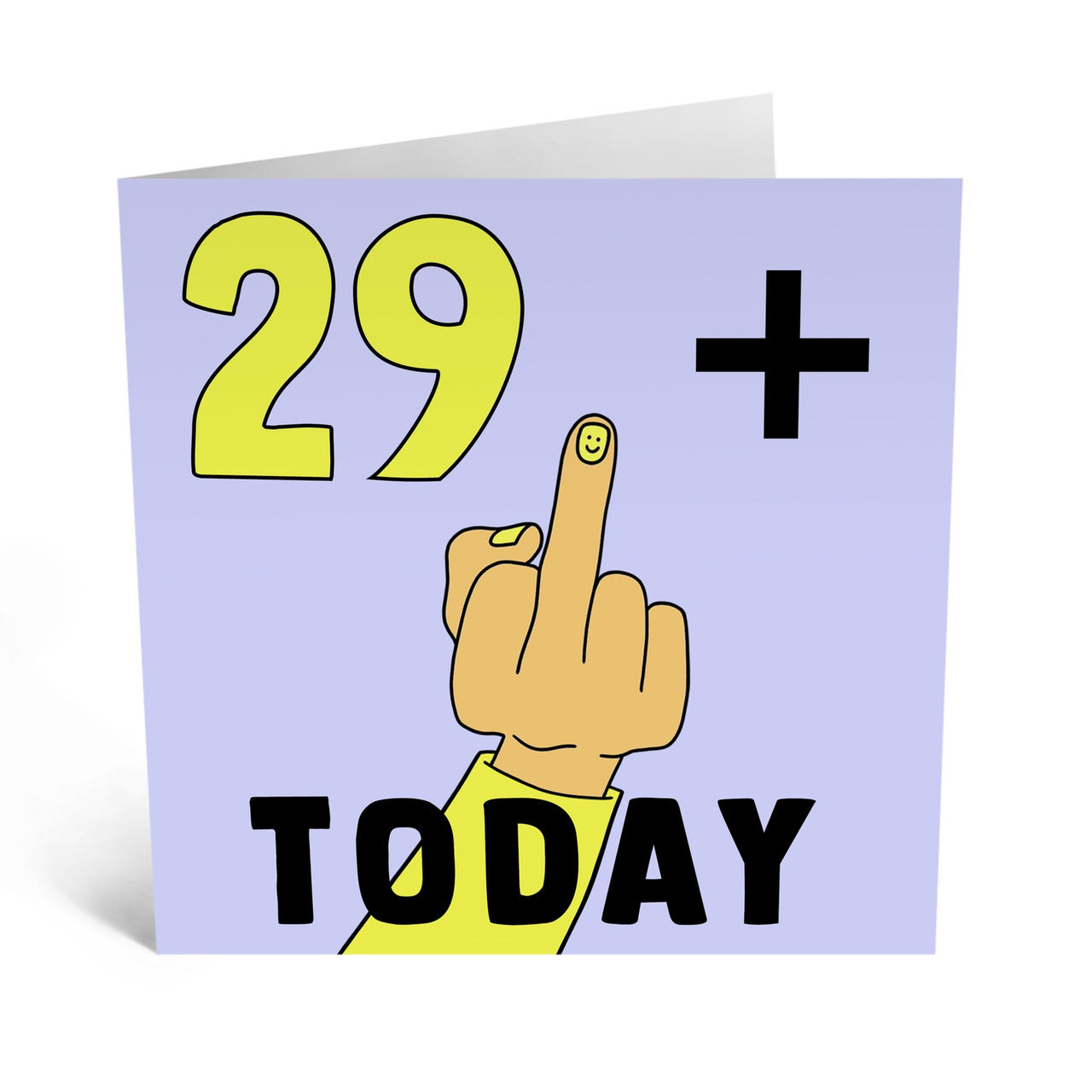 29+  Middle Finger Card