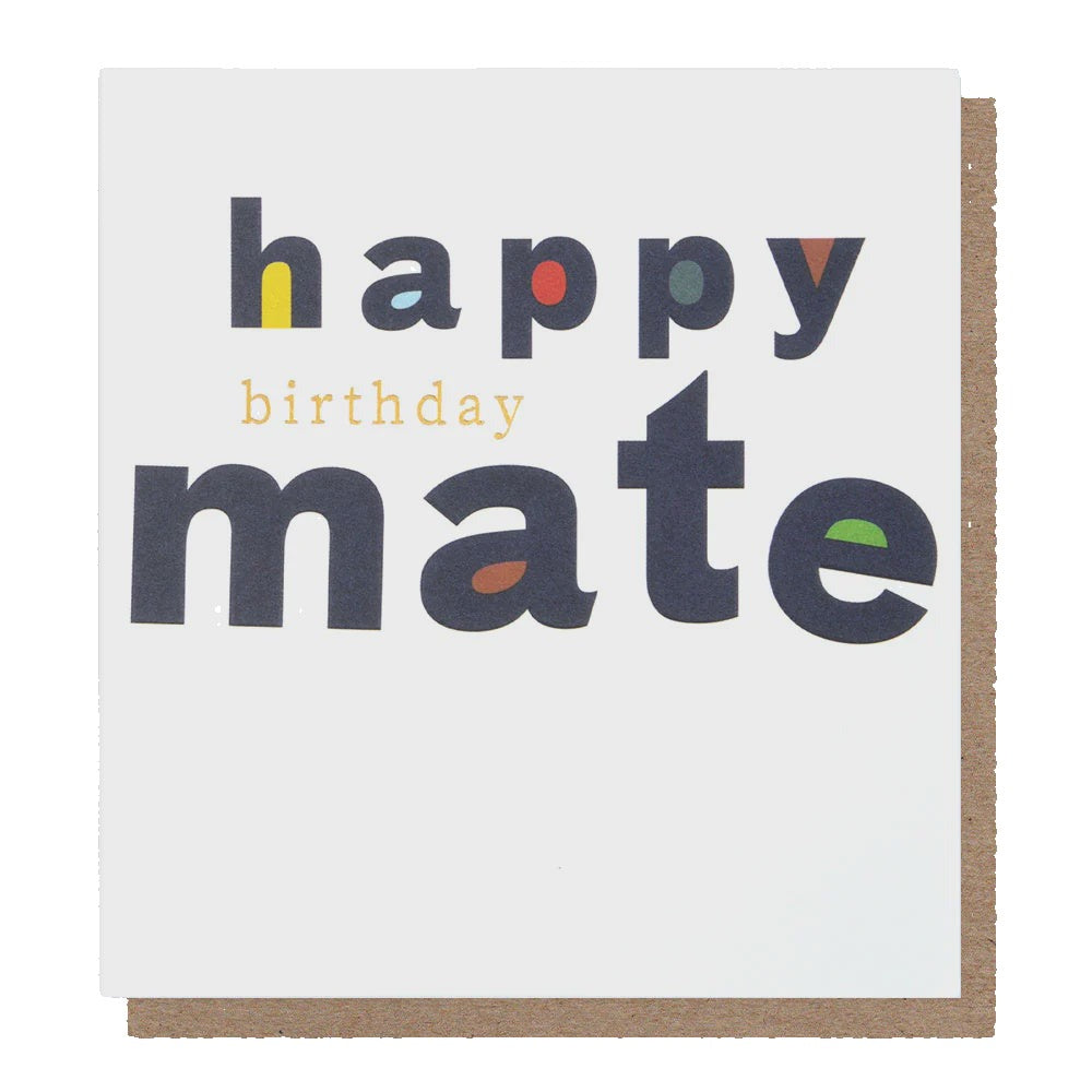 Happy Birthday Mate Card