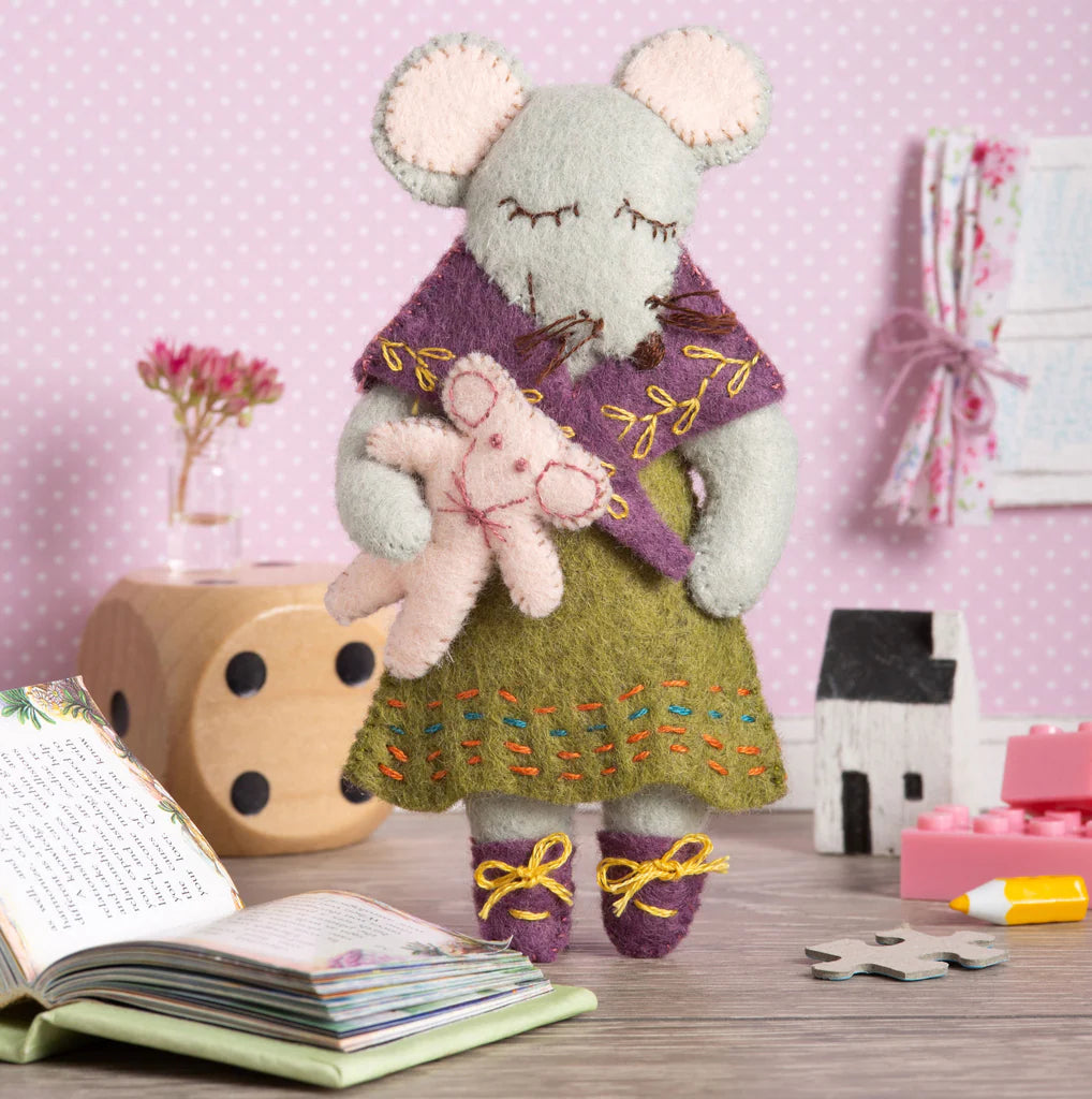 Mini Felt Craft Kit - Little Miss Mouse