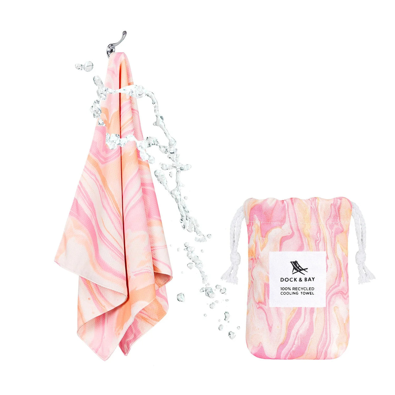 Dock & Bay Cooling Towel - Peach Melba