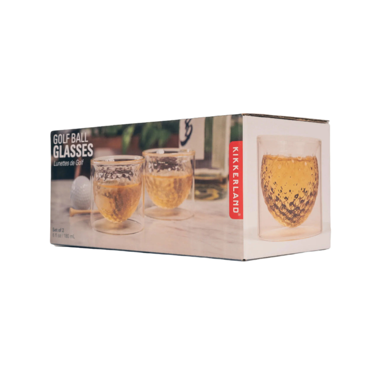 Golf Ball Glasses (Set of 2)