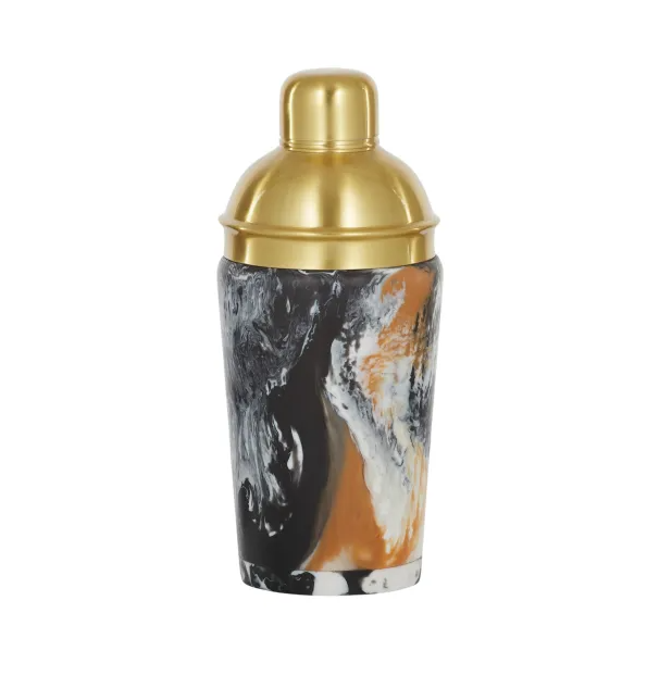 Noir Resin Cocktail Shaker