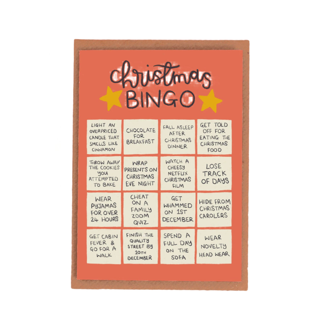 Christmas Bingo Card