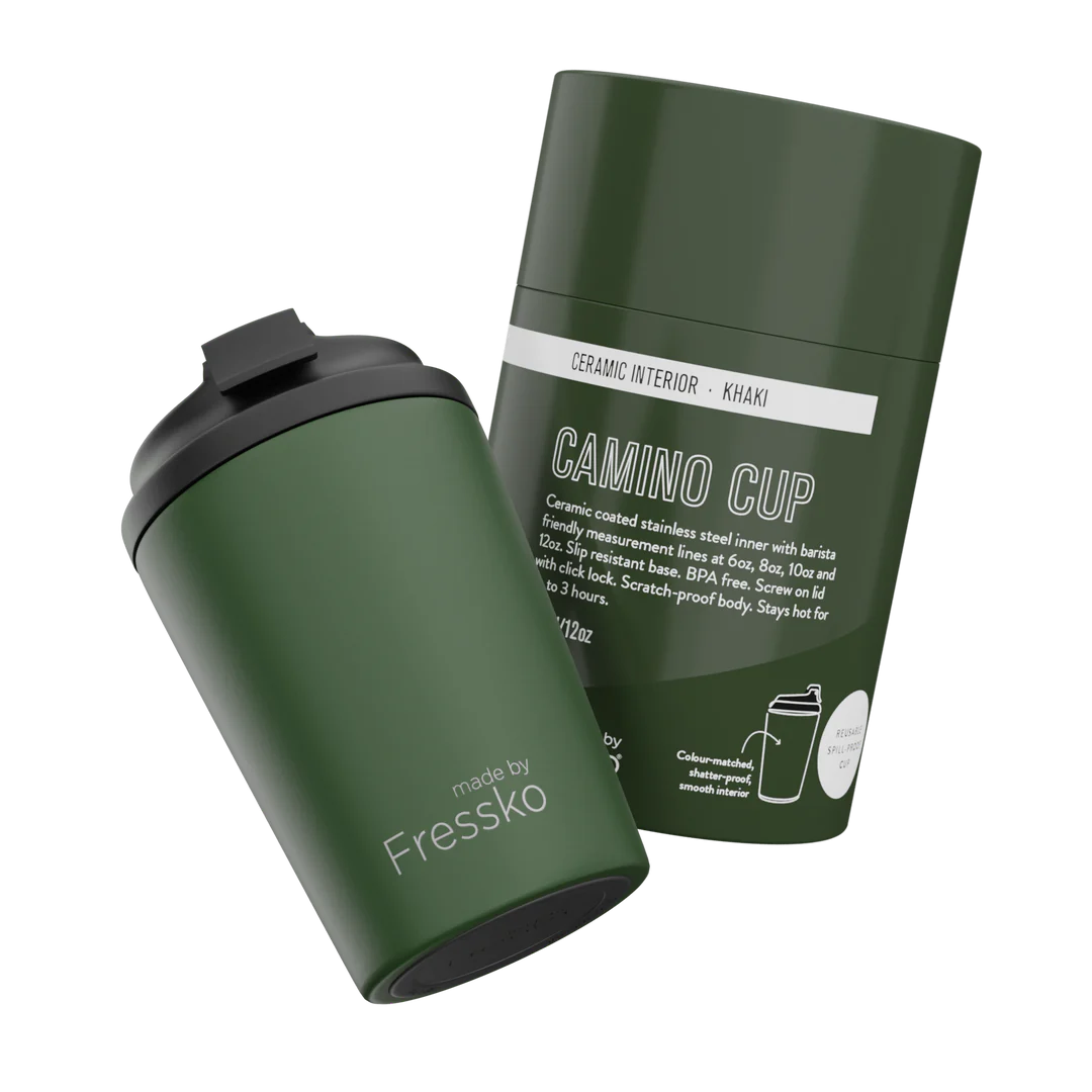 Camino Cup Ceramic 12oz - Khaki