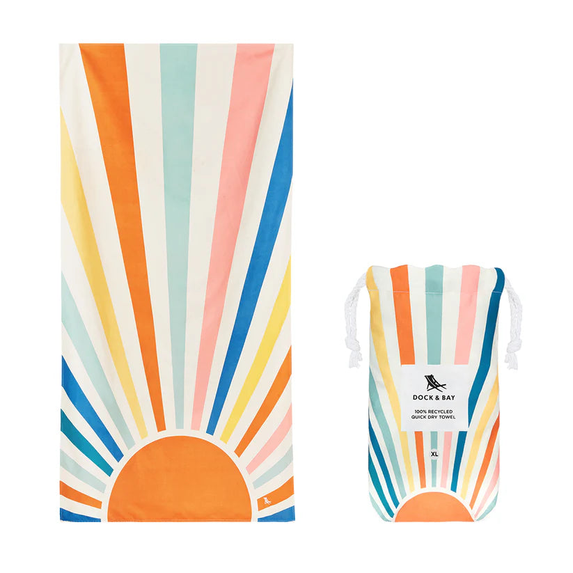 Dock & Bay Beach Towel XL - Rising Sun