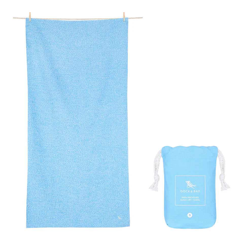 Dock & Bay Gym Towel S - Lagoon Blue