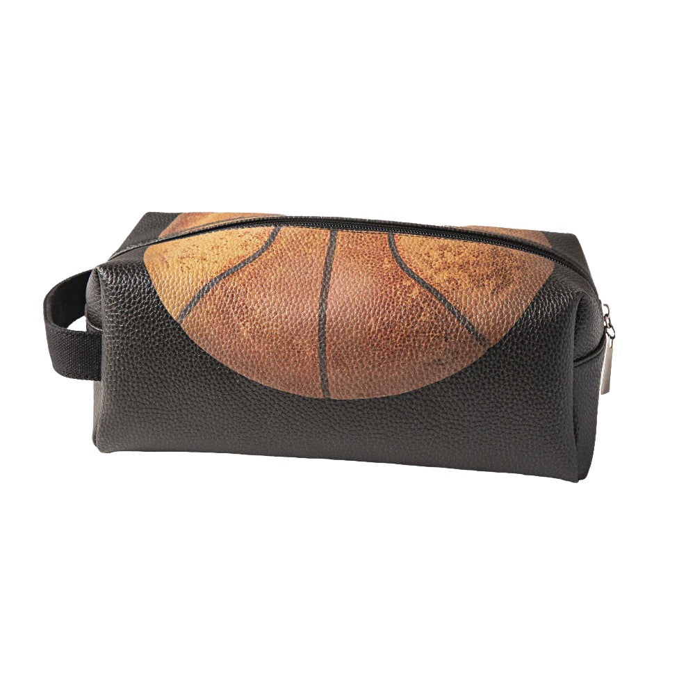 Vintage Toiletry Bag - Basketball