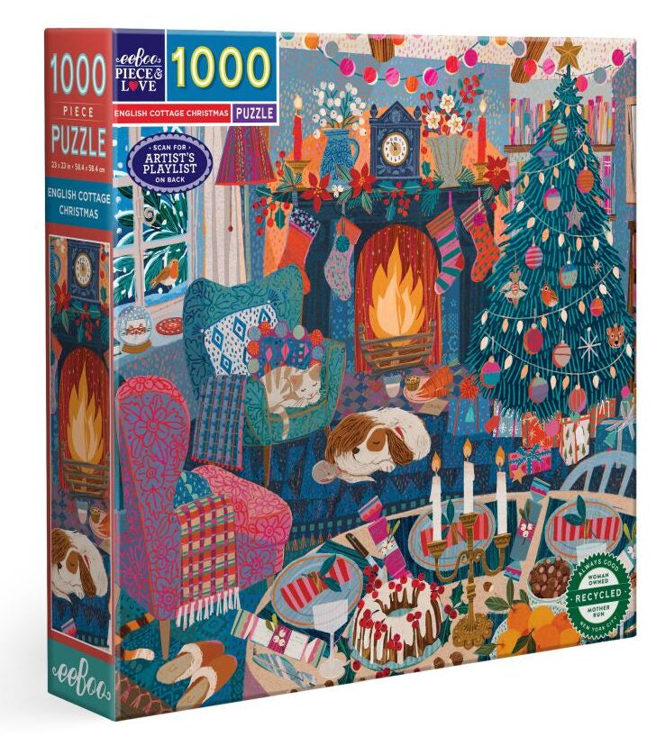 1000 Pc Puzzle – English Cottage Christmas