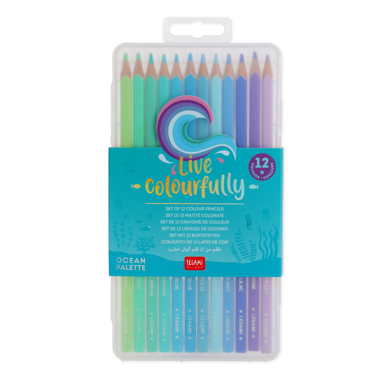 Live Colourfully Set of 12 Pencils