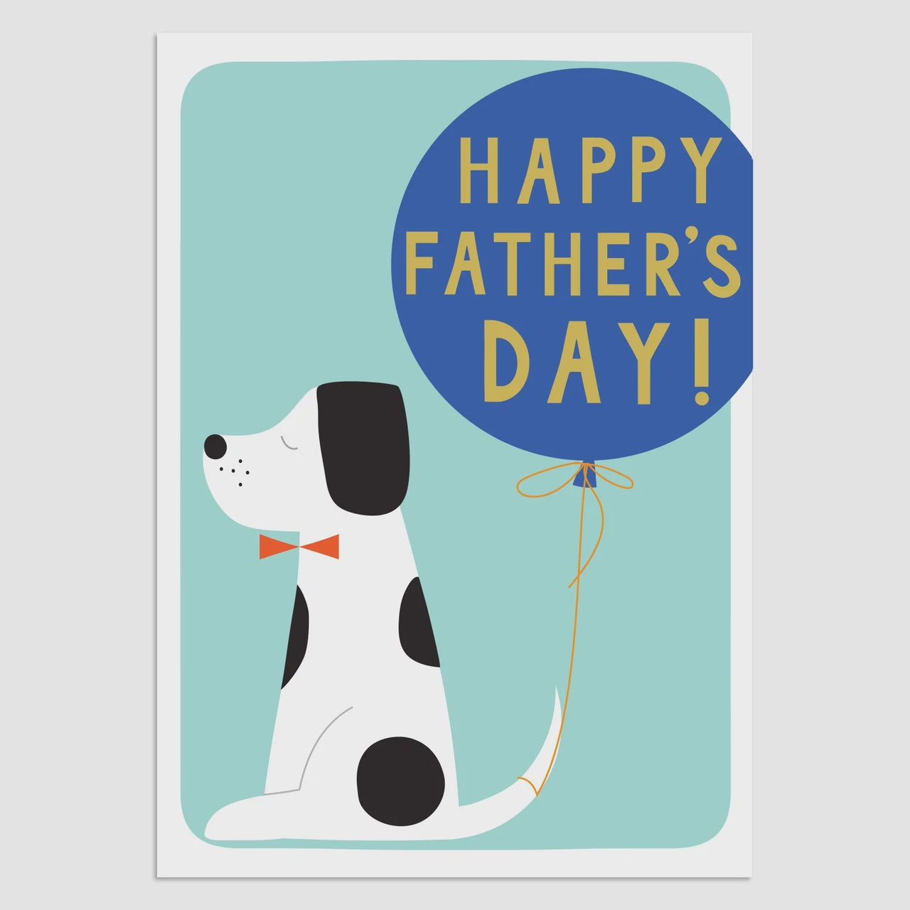 Happy Father's Day Dog Card