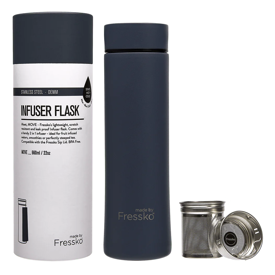 Move Infuser Flask 660mL - Denim