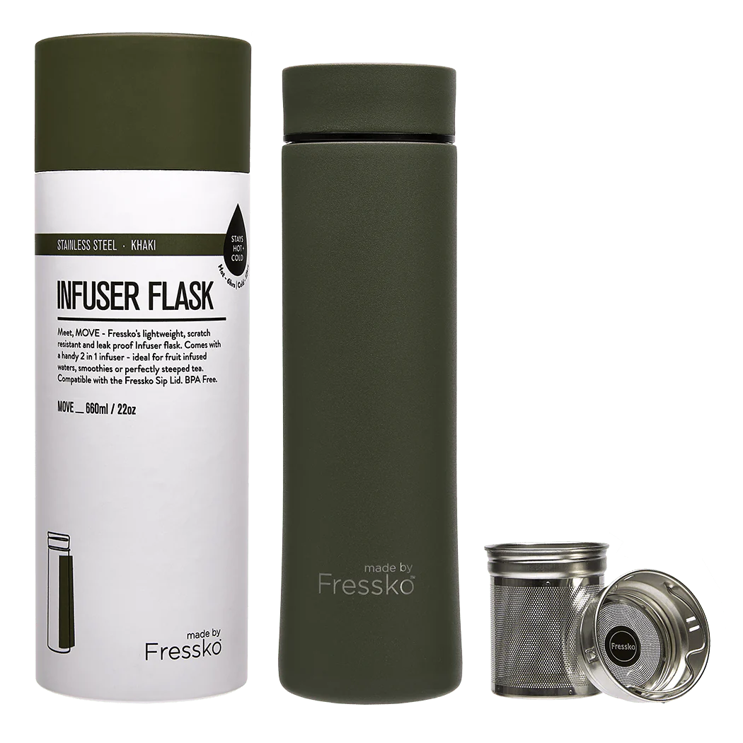 Move Infuser Flask 660mL - Khaki