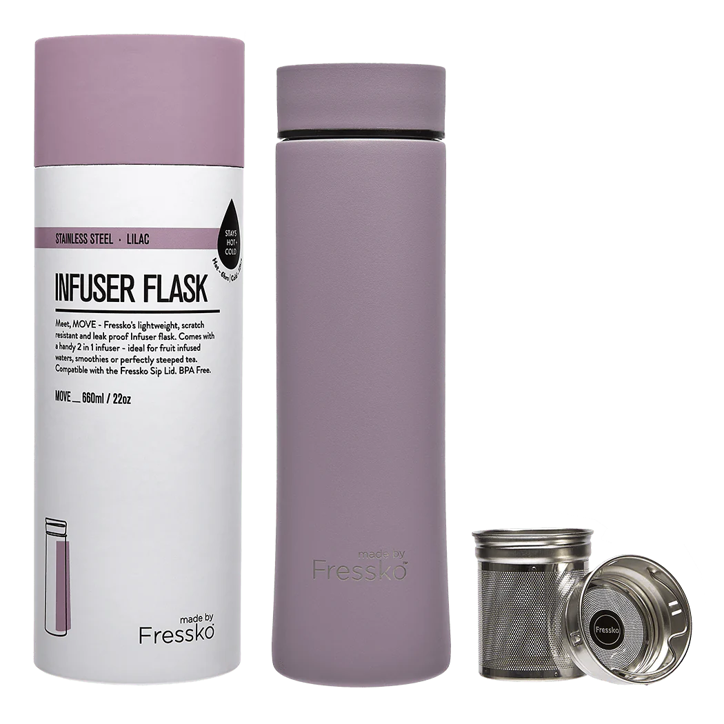 Move Infuser Flask 660mL - Lilac