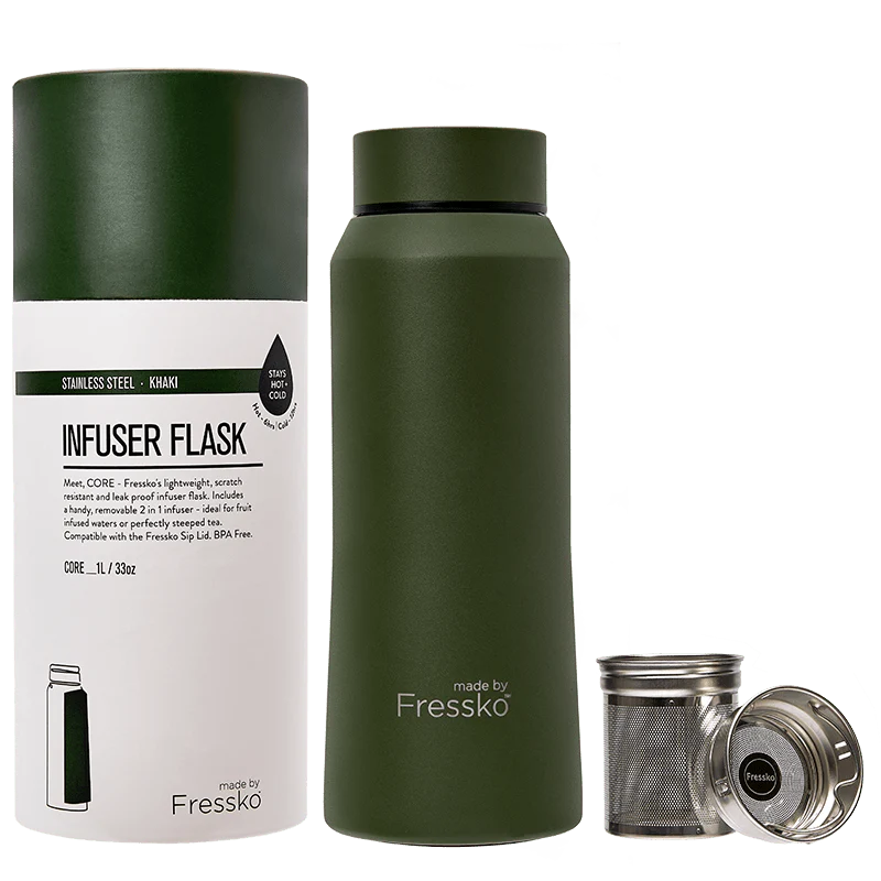 Core Infuser Flask 1L - Khaki