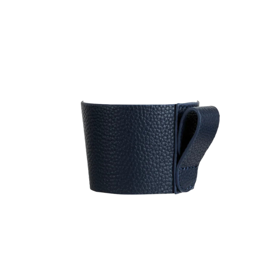 Bino Leather Sleeve - Navy