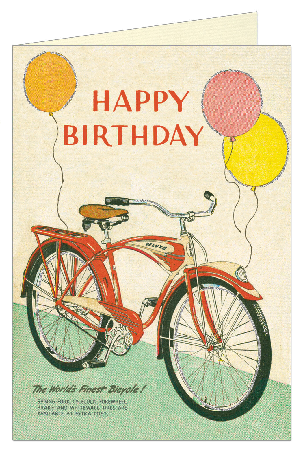 Happy Birthday Bicycle Card