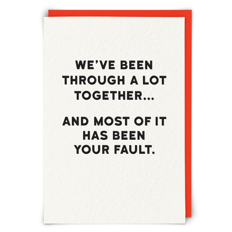 Your Fault Card