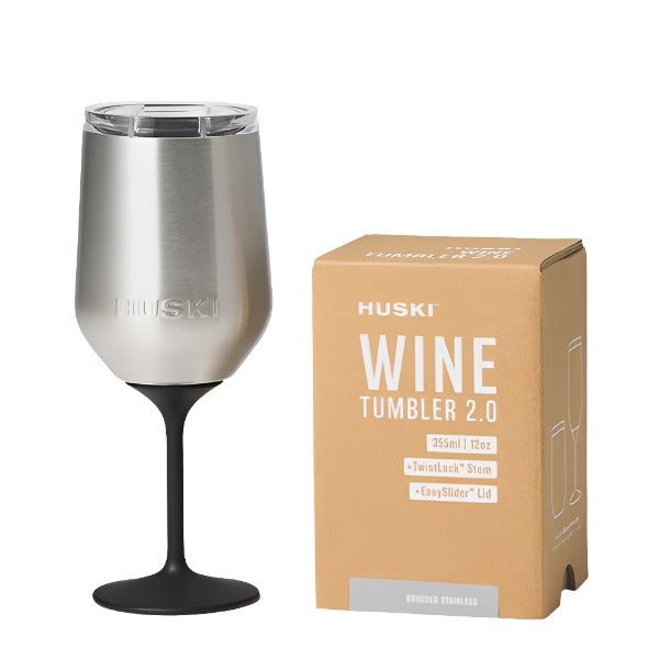 Insulated Wine Tumbler 2.0 - Brushed Stainless