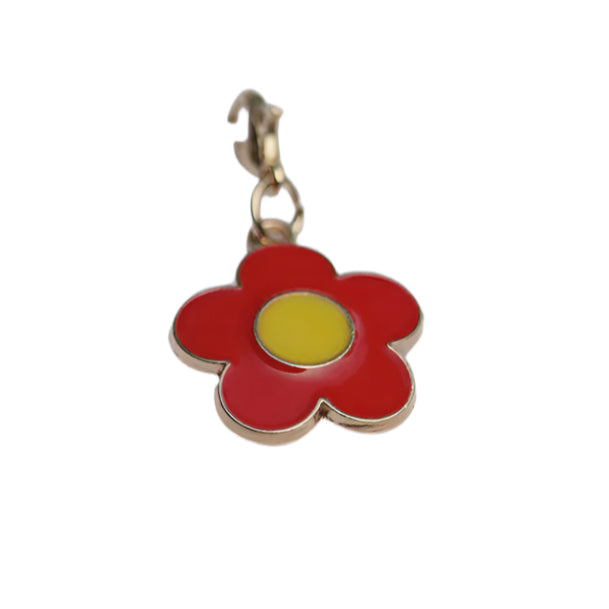 Hanging Charm - Daisy Red & Yellow