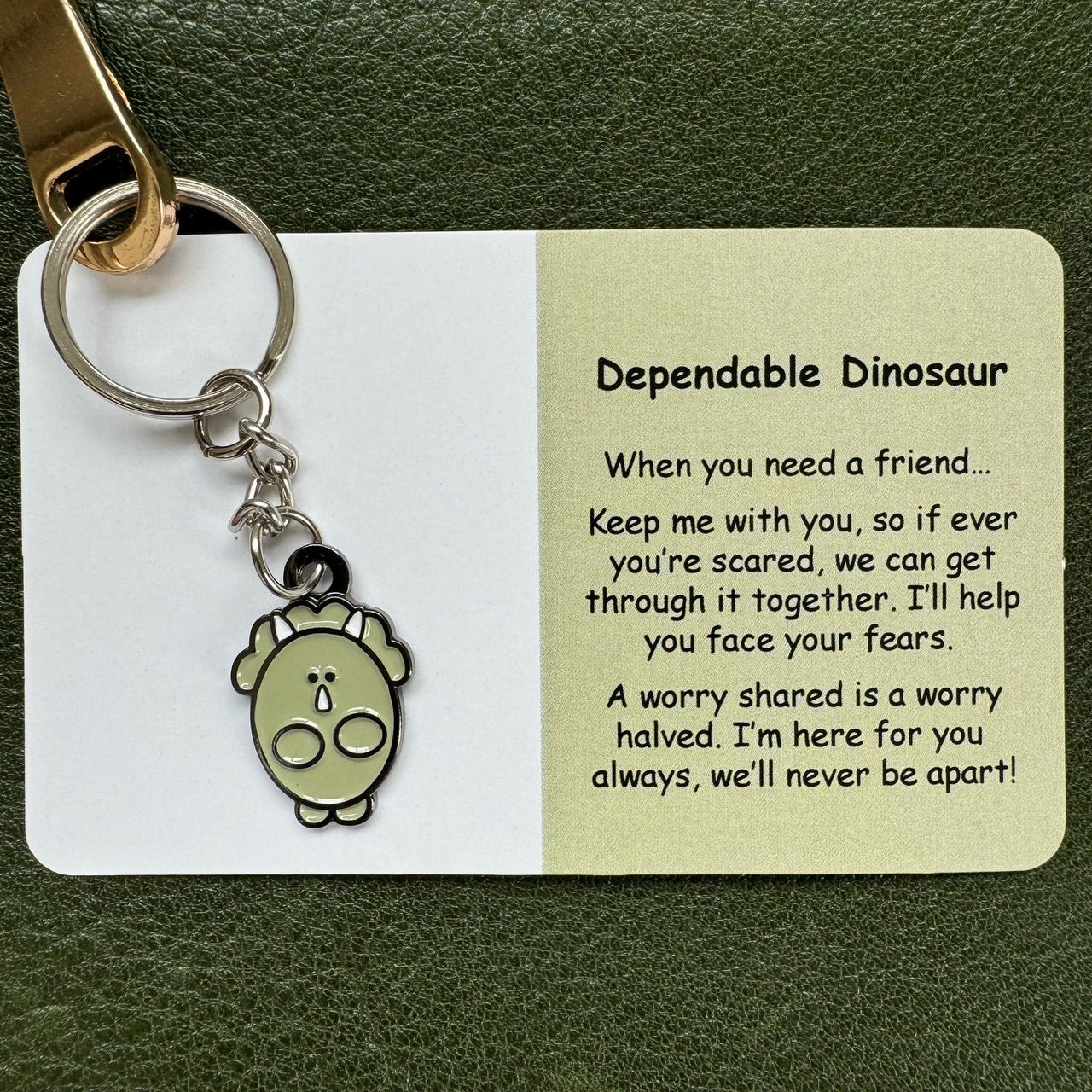 Little Joys Key Ring - Dependable Dinosaur