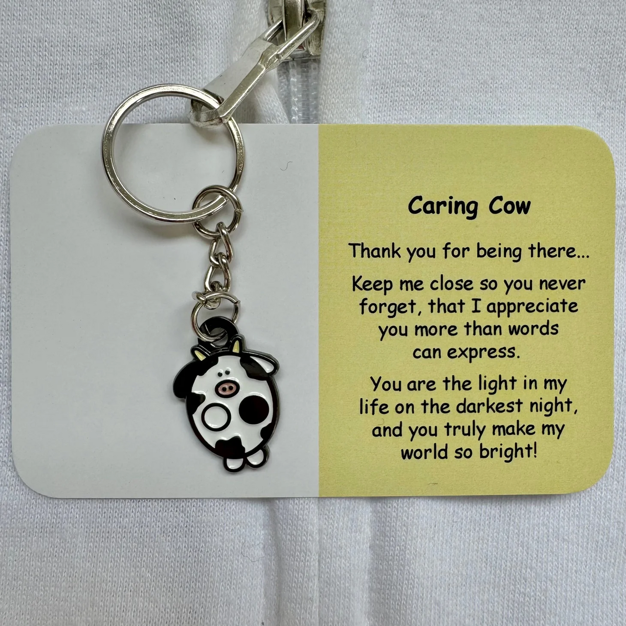 Little Joys Key Ring - Caring Cow