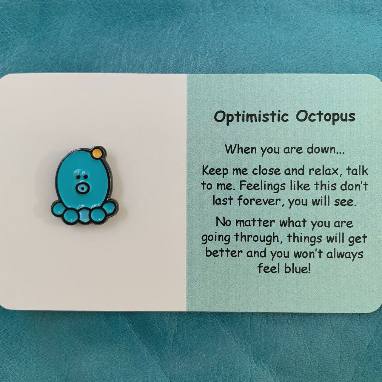 Little Joys Pin - Optimistic Octopus