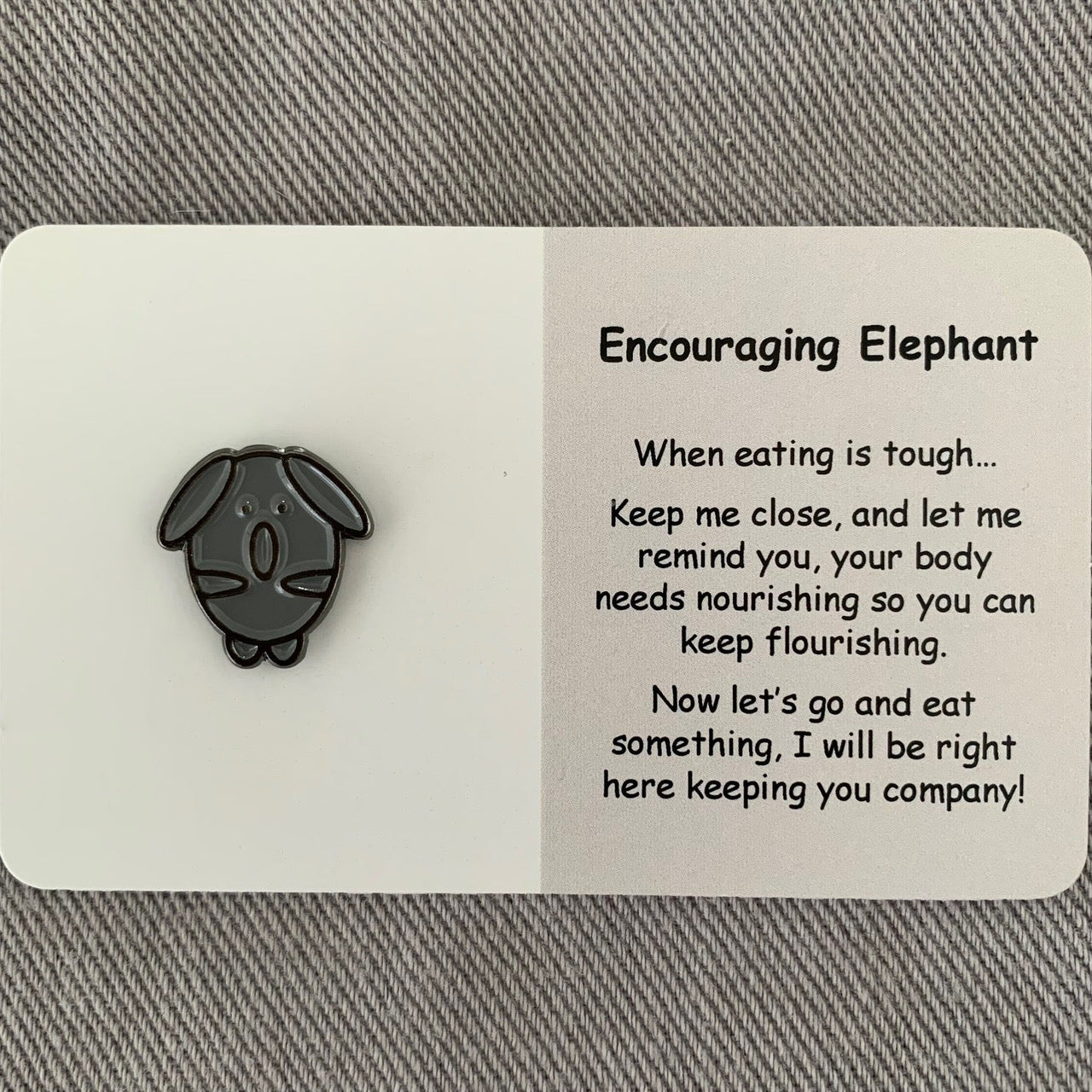 Little Joys Pin - Encouraging Elephant