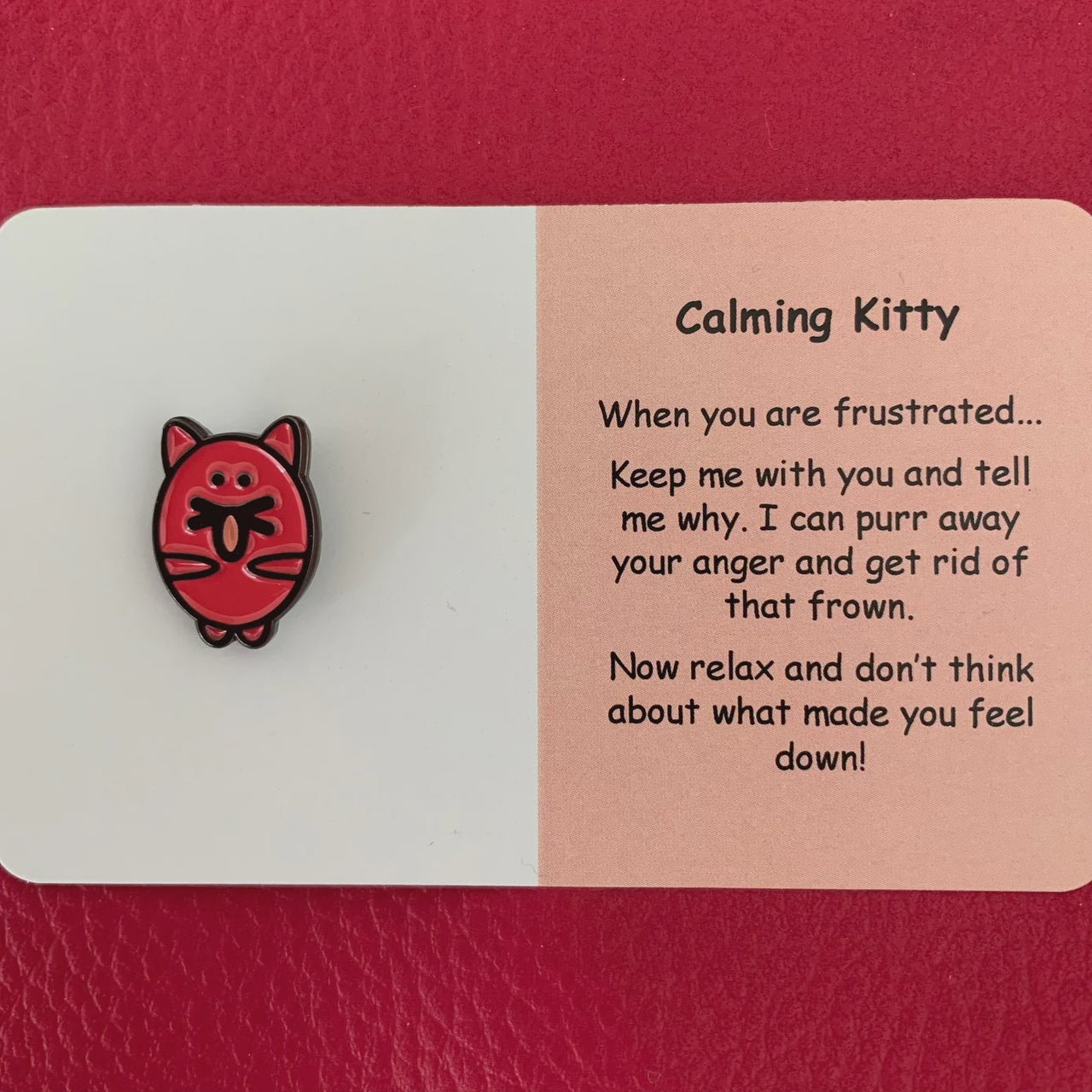 Little Joys Pin - Calming Kitty