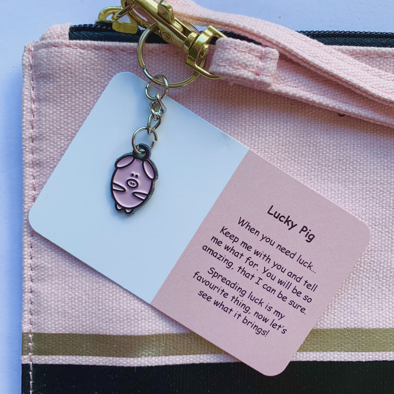 Little Joys Key Ring - Lucky Pig