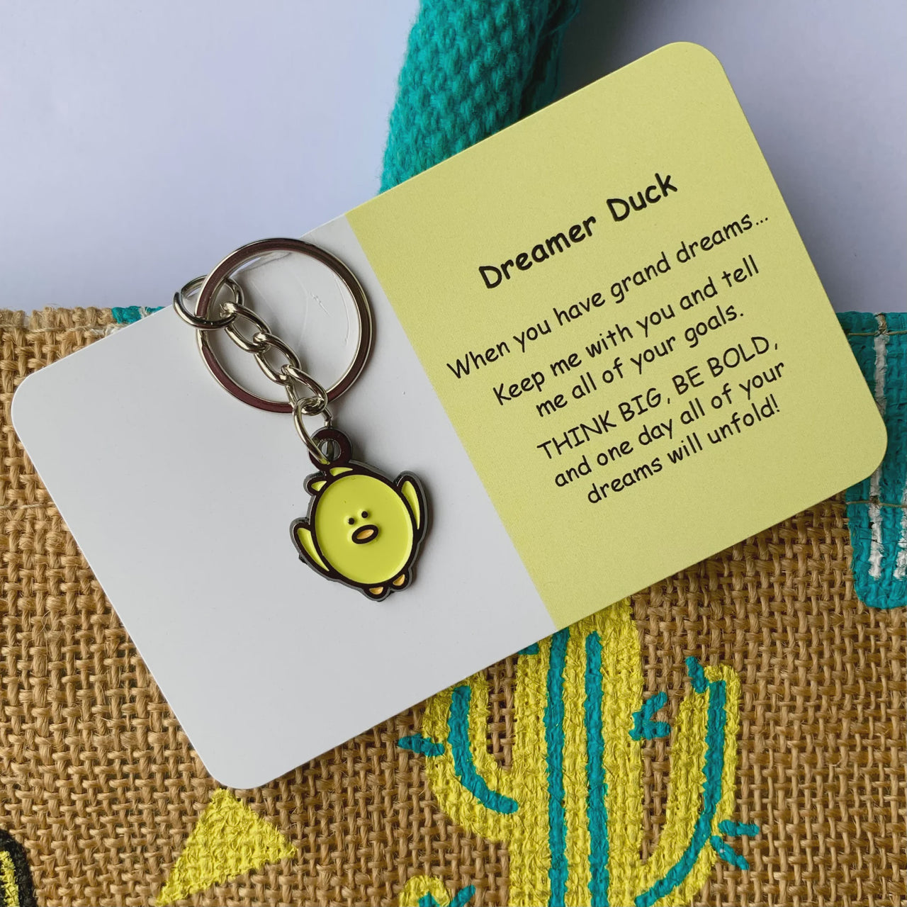 Little Joys Key Ring - Dreamer Duck