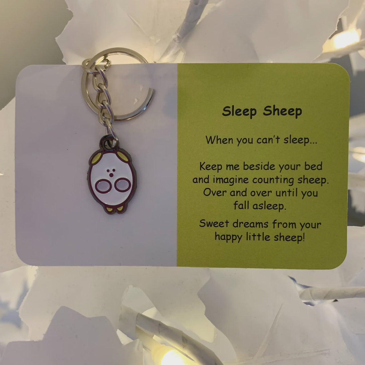 Little Joys Key Ring - Sleep Sheep