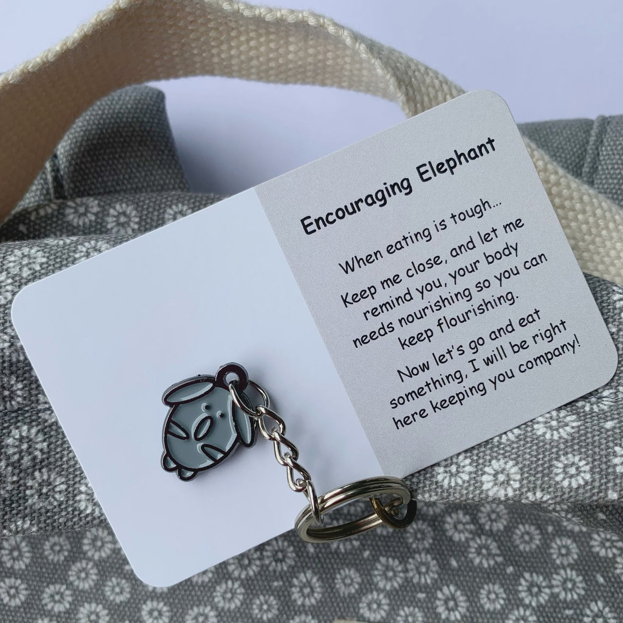 Little Joys Key Ring - Encouraging Elephant