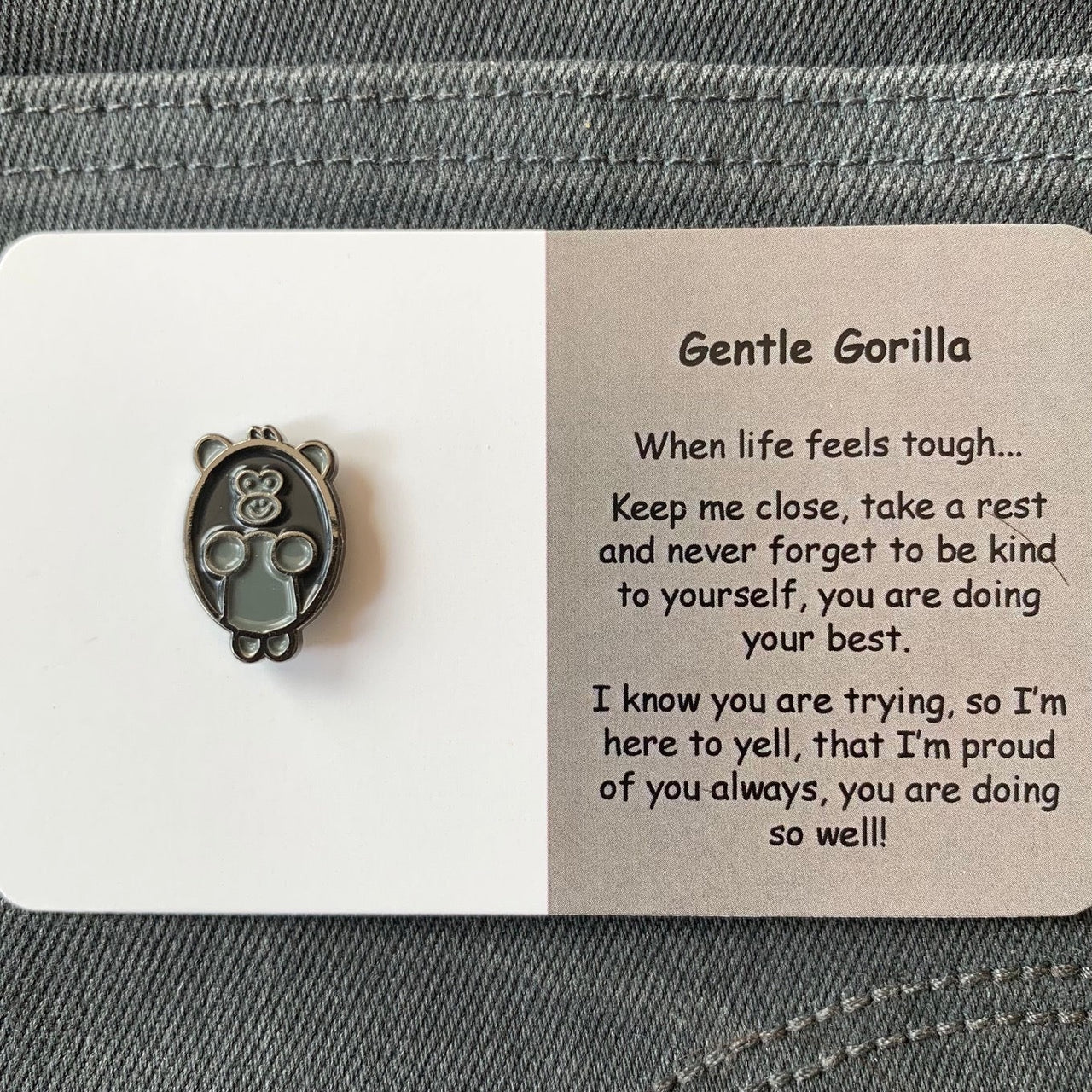 Little Joys Pin - Gentle Gorilla