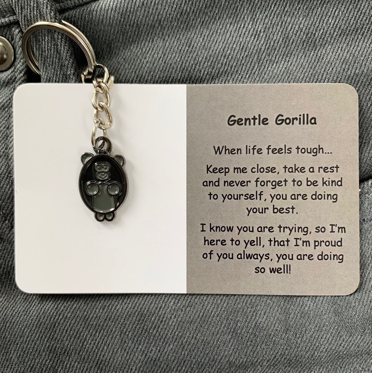 Little Joys Key Ring - Gentle Gorilla