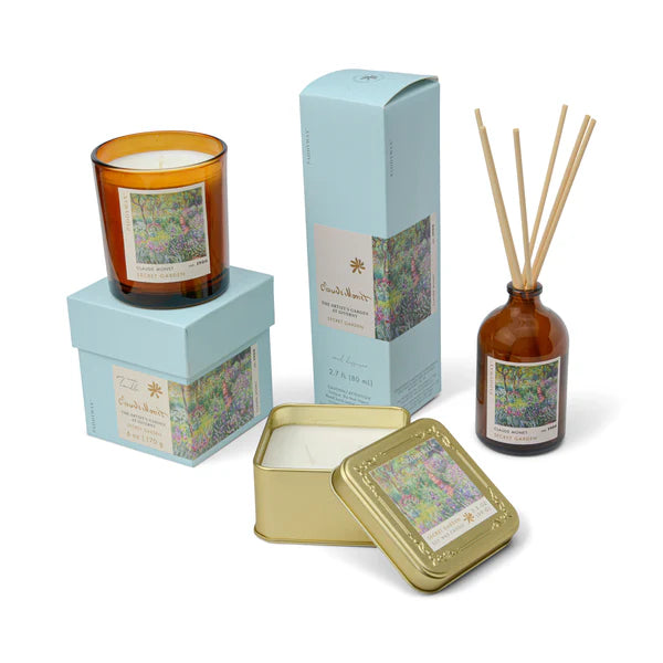 Impressionist Tin Candle - Monet (Secret Garden)